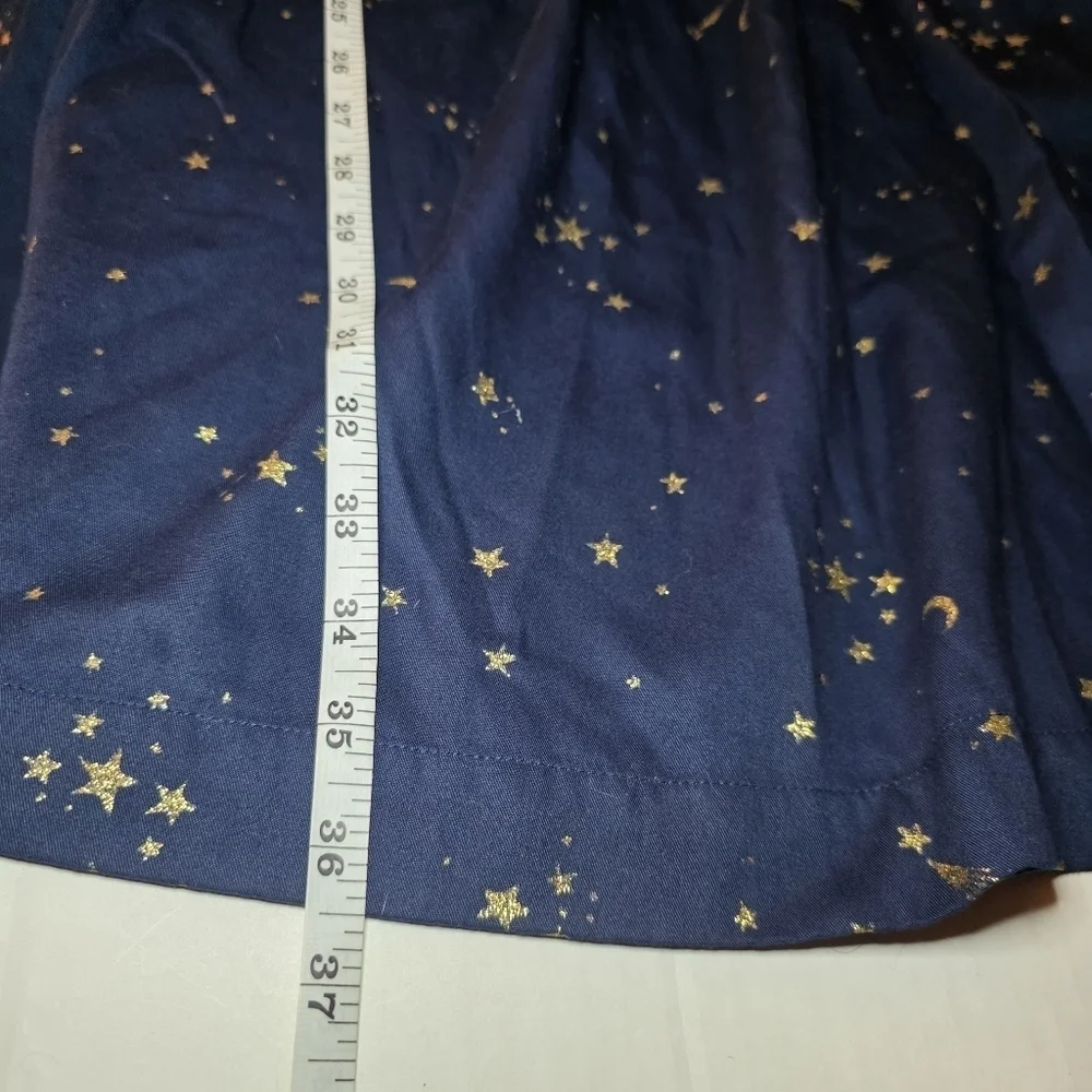Johnnie B Boden Girls Dress Blue Stars Long Sleeve Size 15-16Y